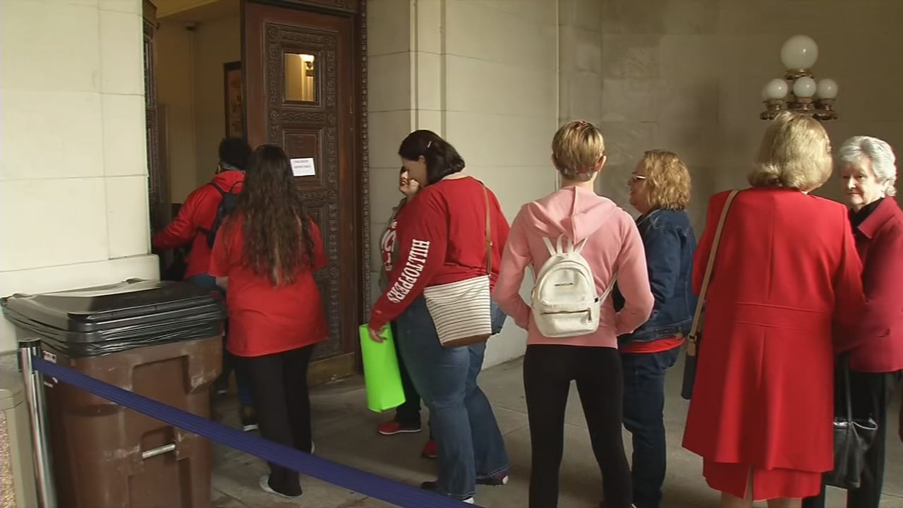 Teacher protests in Frankfort 3-13-19